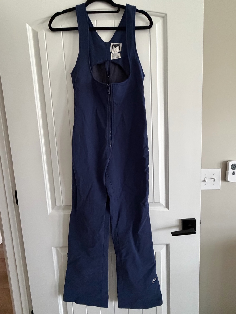 Obermeyer Navy Wool Blend Ski Bib Overalls Women’s 12